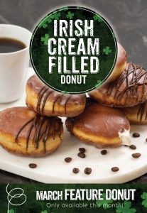 The Invermere Bakery - March Special - Irish Cream Filled Donut