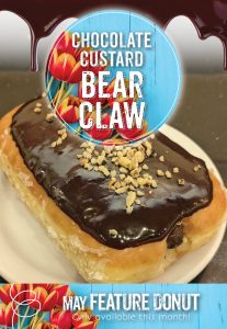 Invermere Bakery - May Special - Chocolate Custard Bear Claw